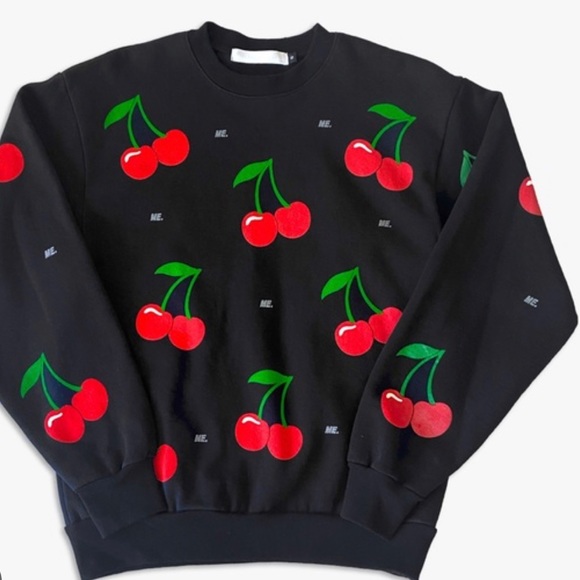Melody Ehsani Sweaters - RARE MELODY EHSANI CHERRY CREWNECK SWEATSHIRT